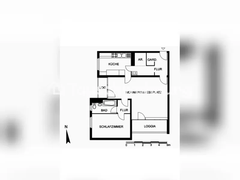 Tauschwohnung: Berlin Reinickendorf:2 Zimmer, 74 m², suche 3 oder 4 Zimmer — photo 1